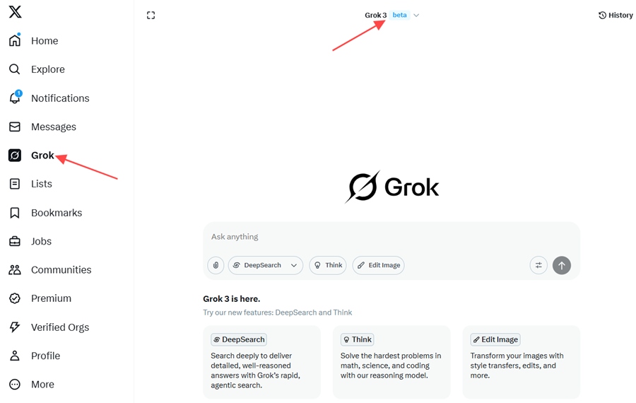 X平台grok3入口 X平台grok3入口